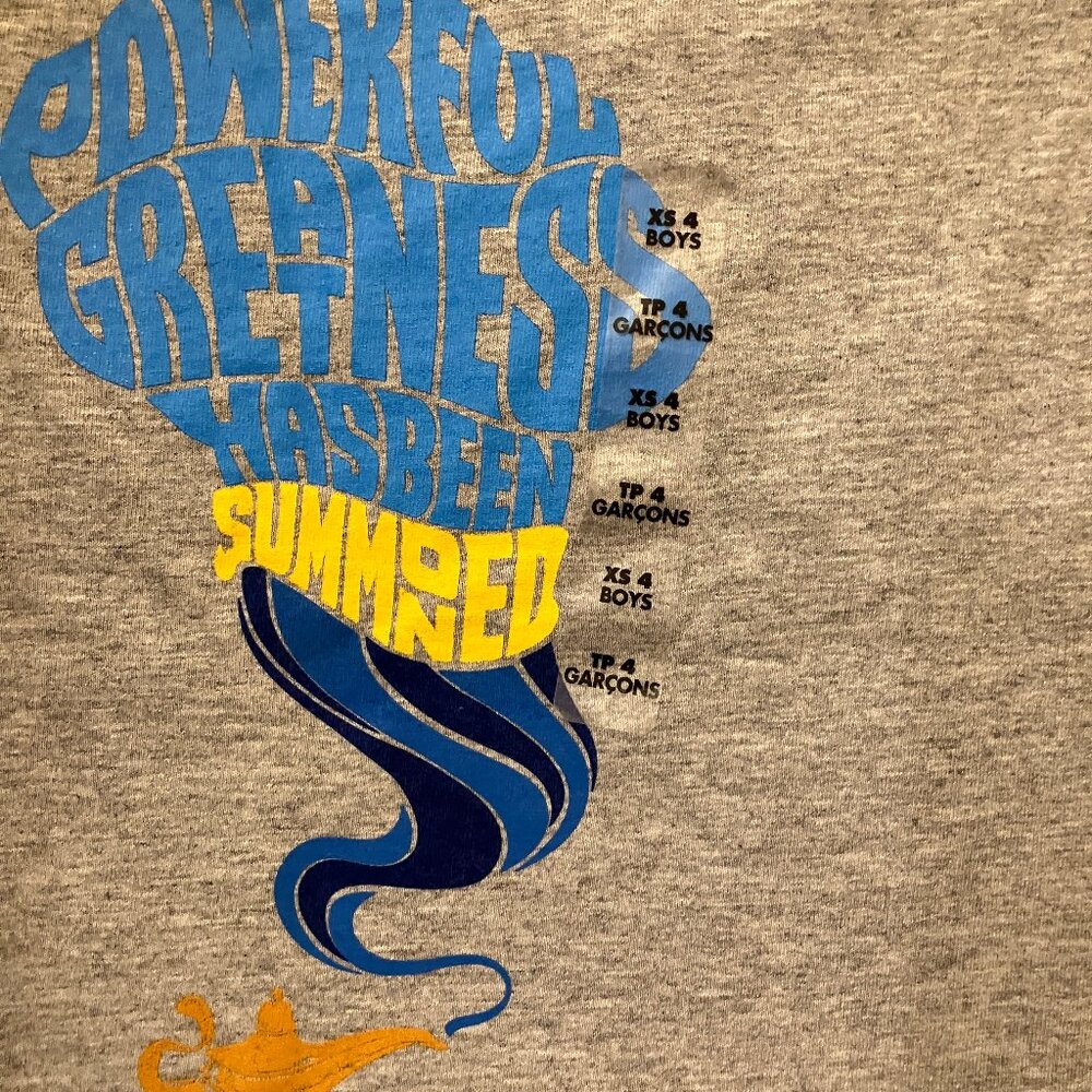 Disney Store XS (4) todler, boy T-shirt Grey with picture. - Picture 2 of 8
